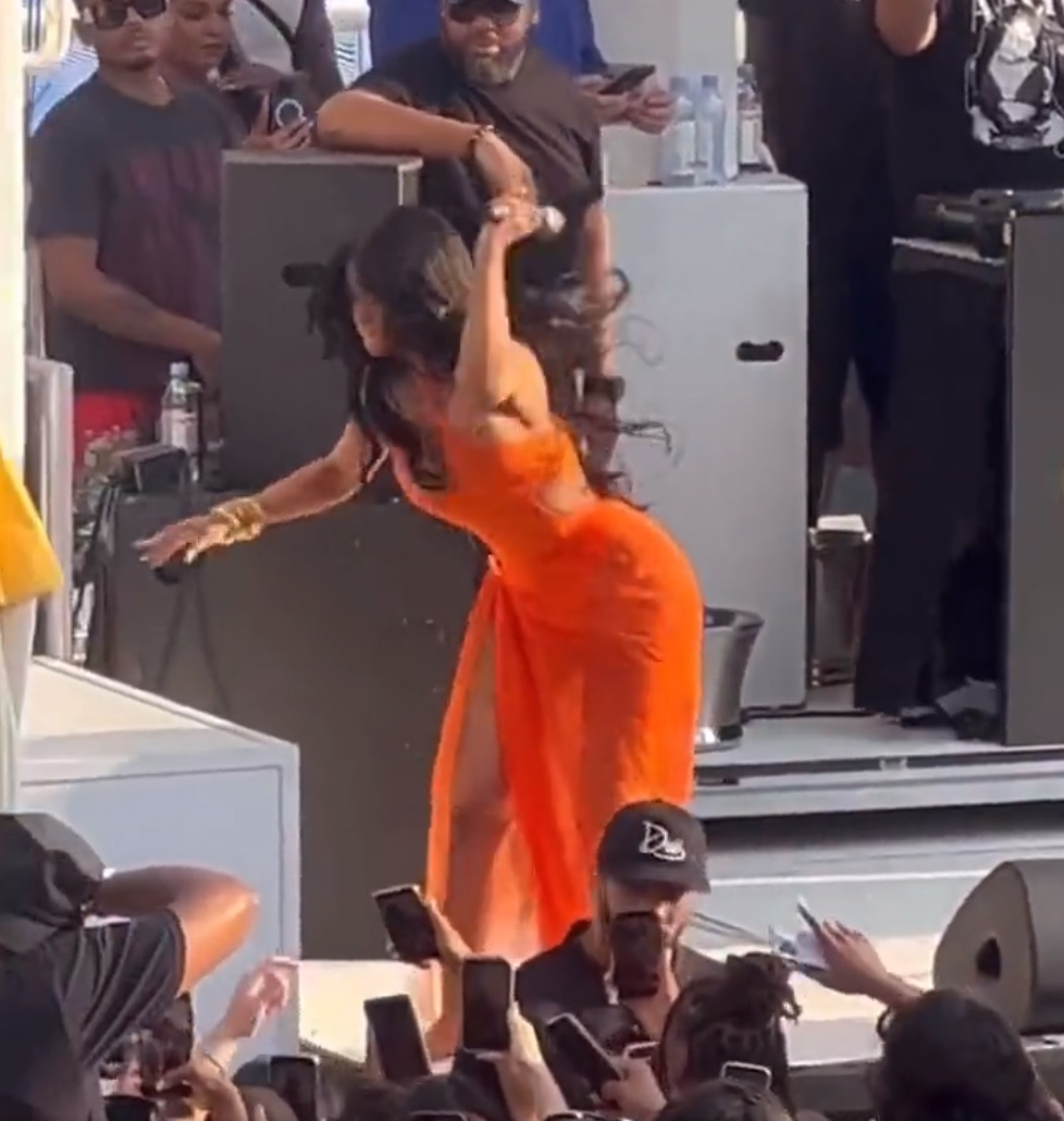 Shocking Video Captures Moment Cardi B Hurls Microphone At Fan Who