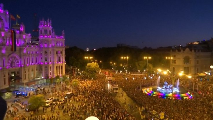 World Pride parade in Madrid parties for LGBT rights
