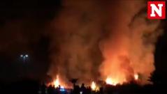Fourth of July fireworks celebration goes wrong after wildfire breaks out