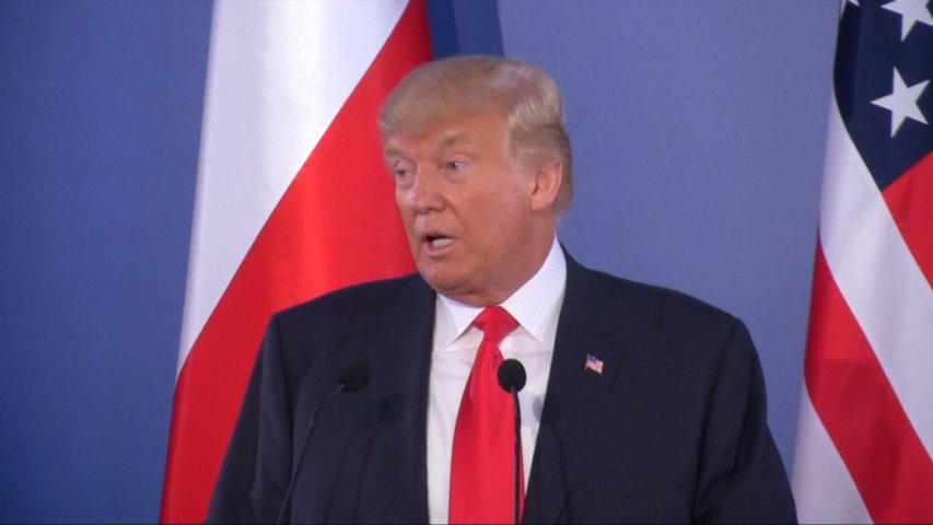 President Trump responds to the video showing him punching CNN