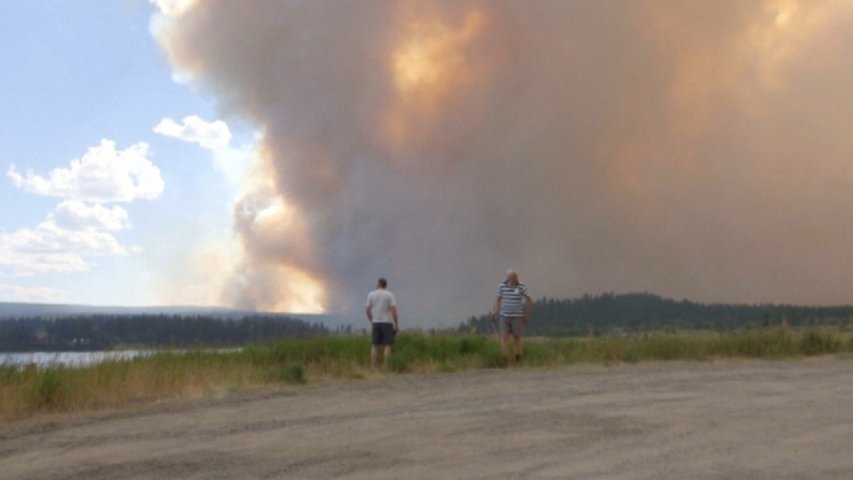 Thousands evacuated after British Columbia wildfires spread