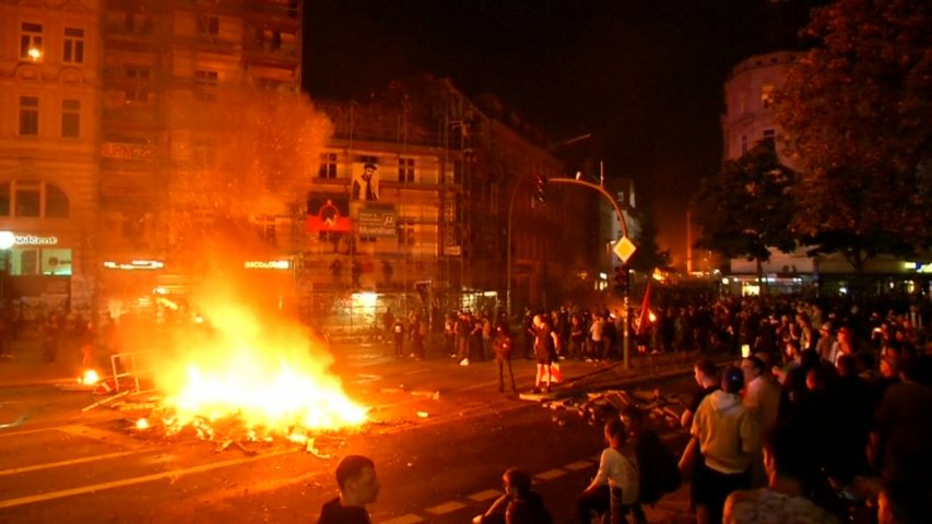 Special forces clear anti-G20 protests in Hamburg