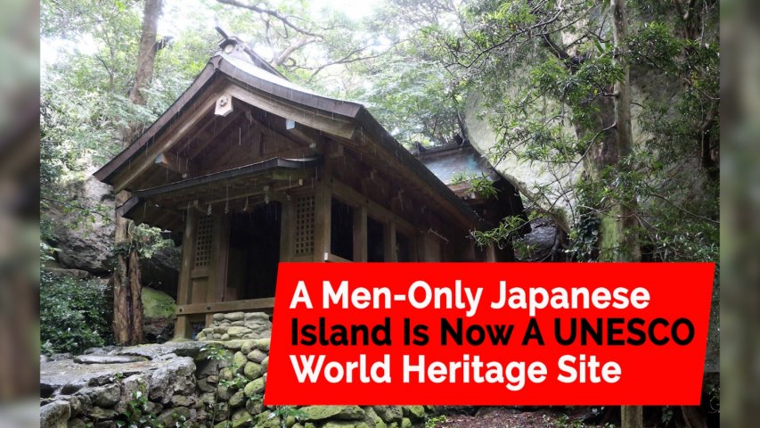 This Japanese island where women are banned is now a World Heritage Site