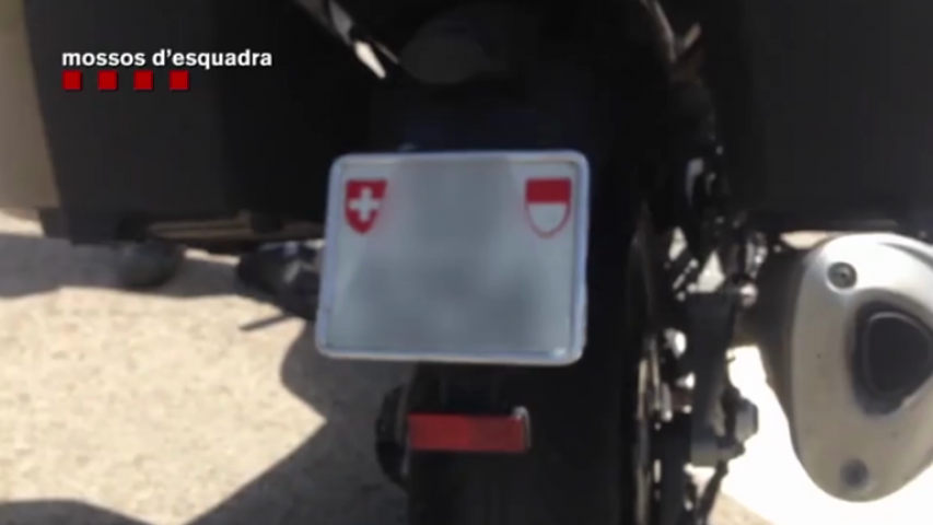 Motorcyclist caught using James Bond gadget to avoid speeding fines