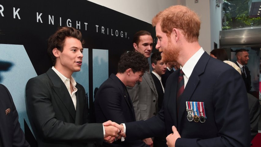 Prince Harry and Harry Styles attend Dunkirk world premiere