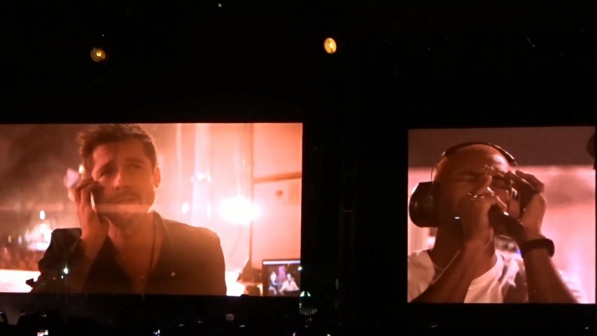 Watch Frank Ocean serenade Brad Pitt on stage