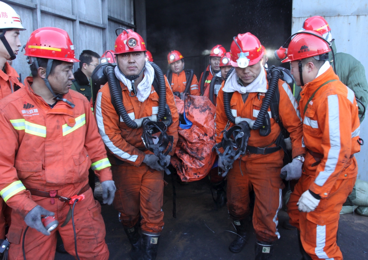 Chinese miners trapped underground for 36 days rescued