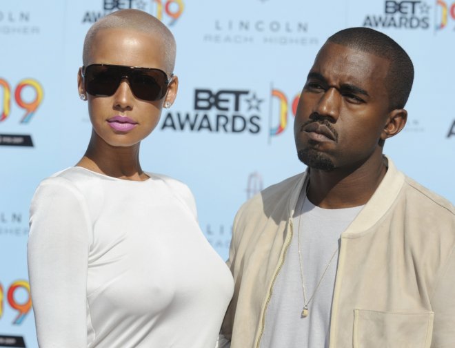 Amber Rose and Kanye West