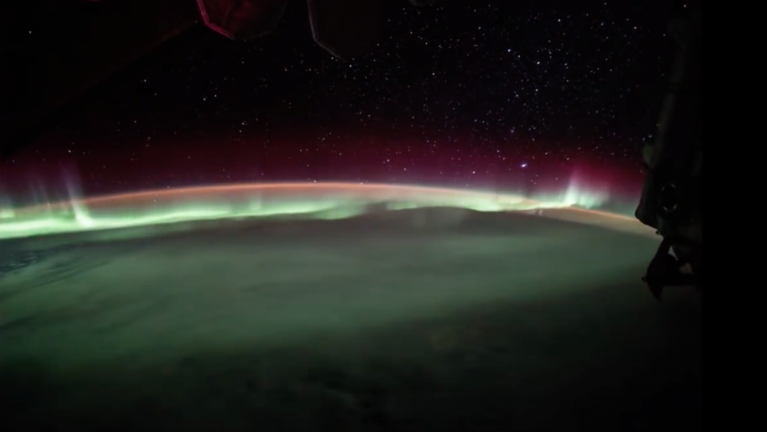 Nasa releases stunning aurora time-lapse video captured from space