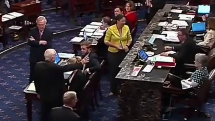 Watch John McCain sink Republicans skinny Obamacare repeal bill
