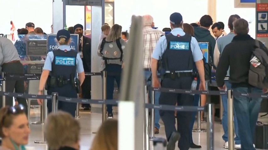 Australia tightens security at airports after terror plot