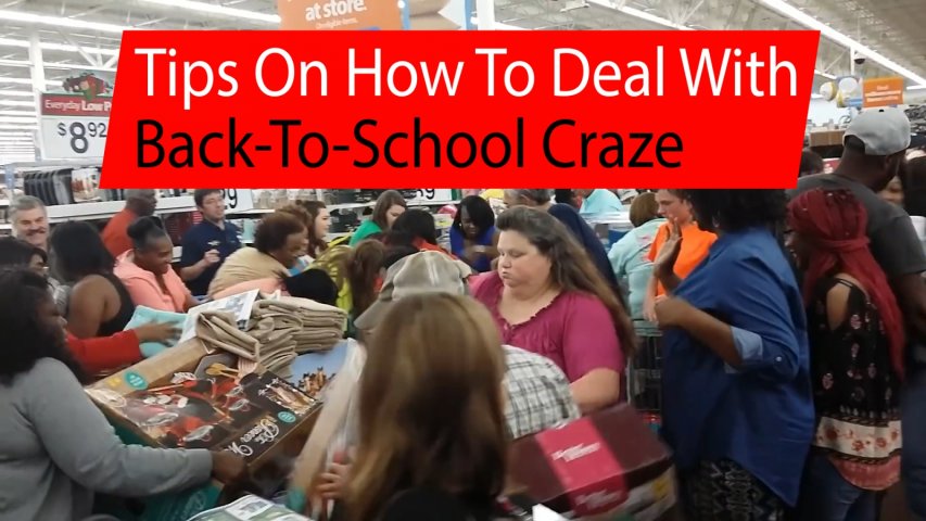 Tips for dealing with the back-to-school craze