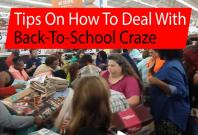 Tips for dealing with the back-to-school craze