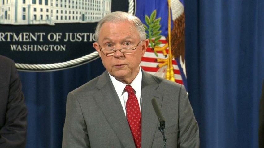 White House leaks are threatening national security says Jeff Sessions