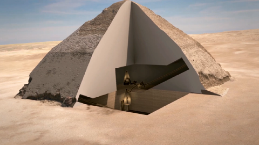 Cosmic particles reveal what the inside of a pyramid looks like