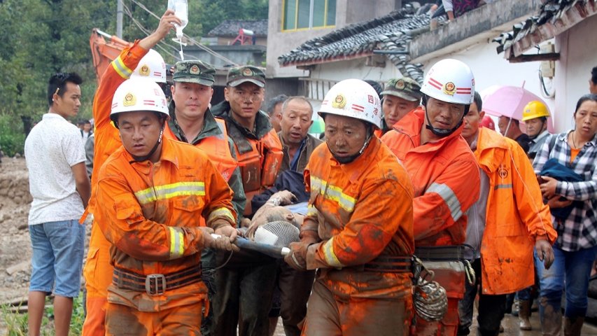 Over 20 dead as landslide hits village in Chinas Sichuan Province