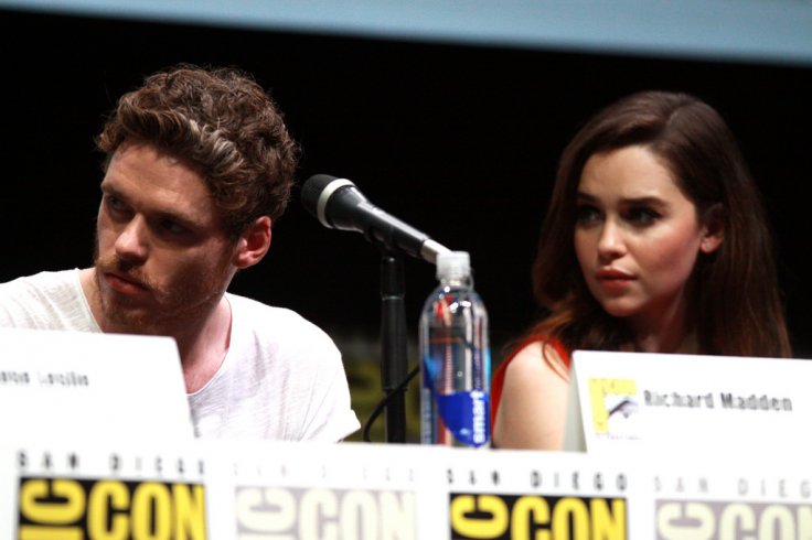 game of thrones stars emilia clarke and richard madden game of thrones stars emilia clarke and richard madden