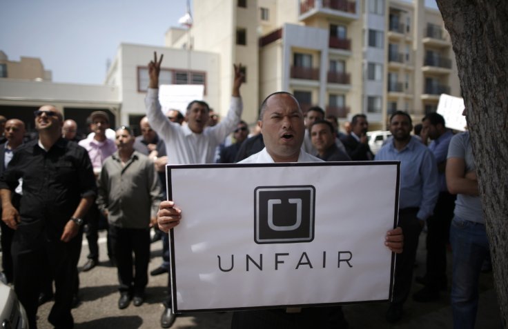 uber employees demonstrate