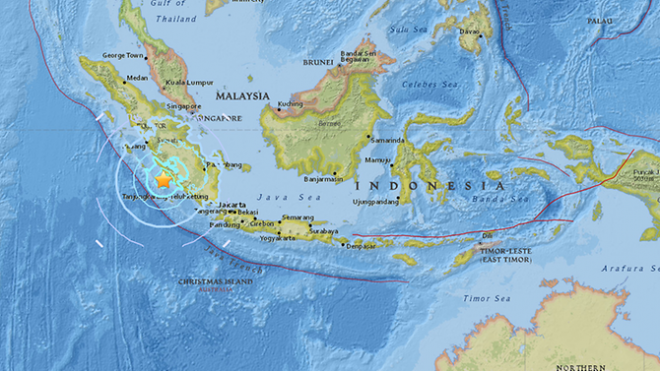 earthquake in Singapore