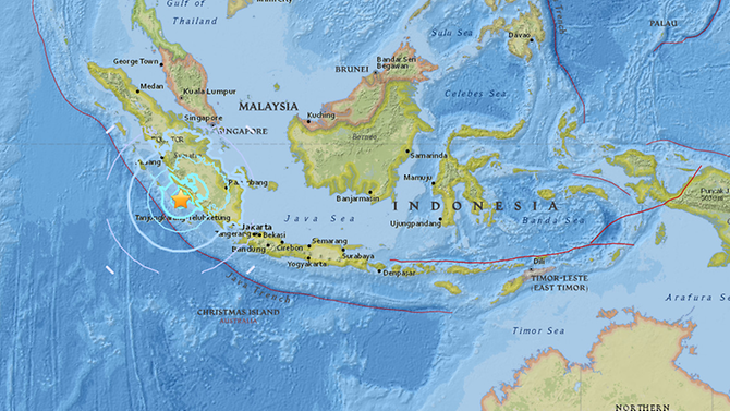 earthquake in Singapore