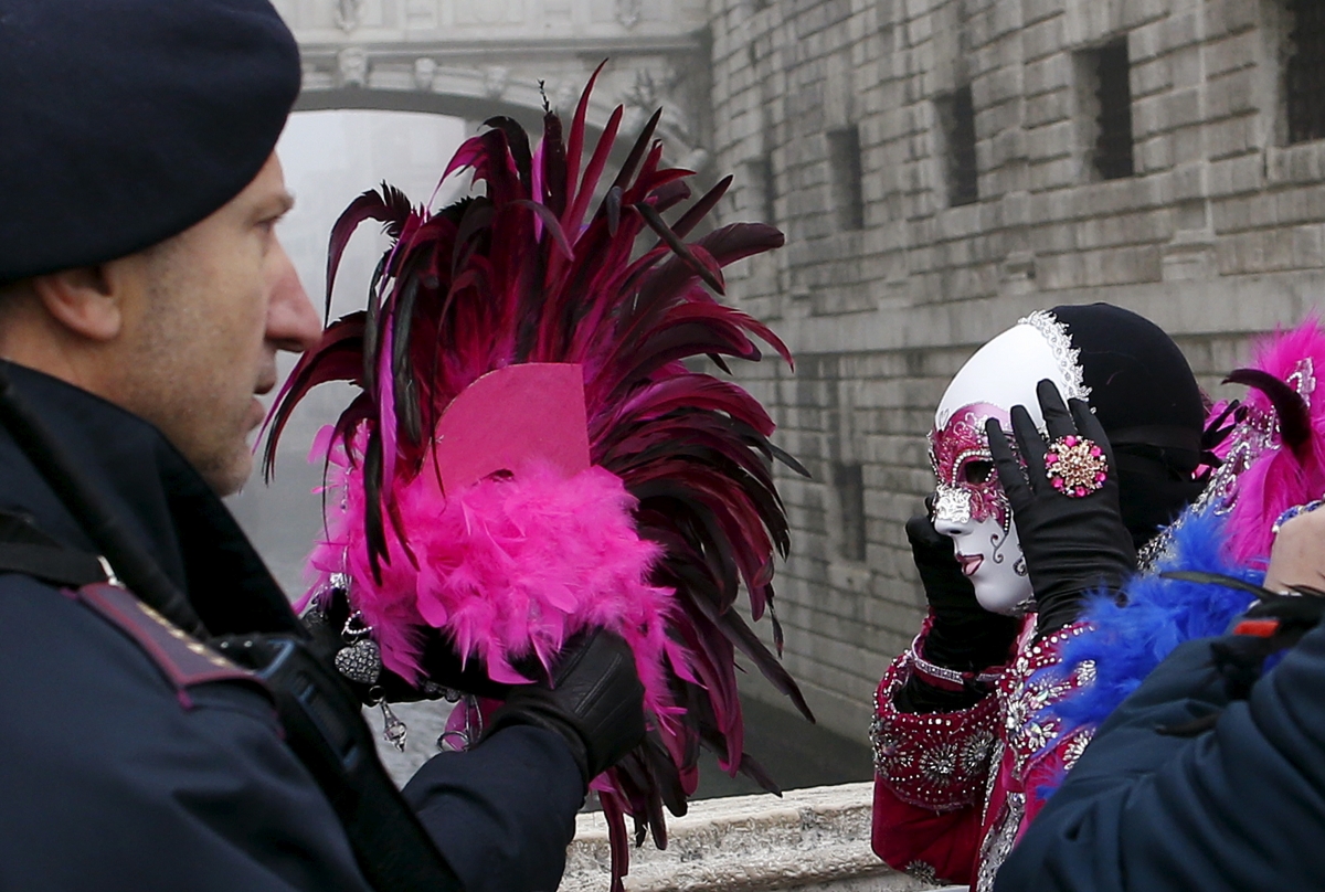 Venice carnival gets under way amid tight security