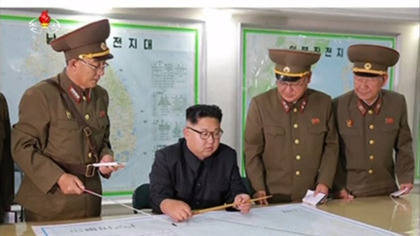 North Korea: Kim Jong-un briefed on plan to fire missiles near Guam