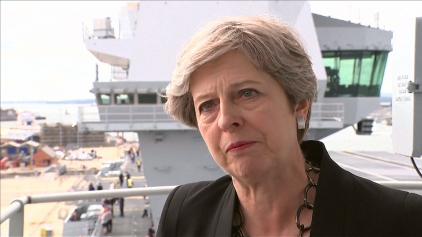 Theresa May sees no equivalence between fascists and those who oppose them