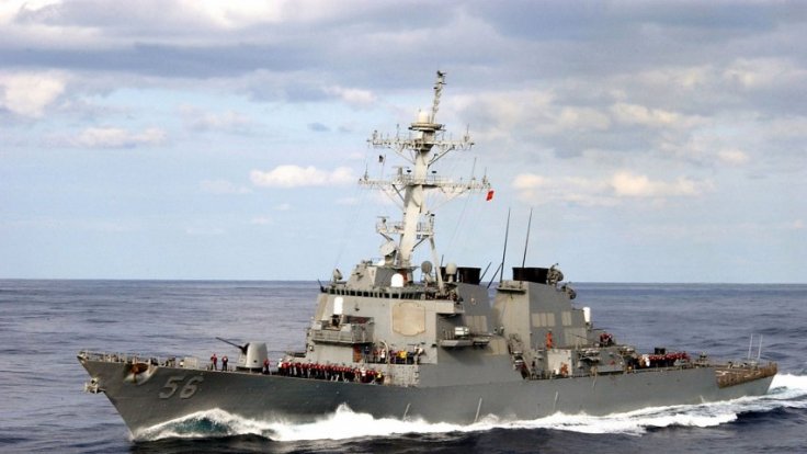 US Navy destroyer USS John S. McCain collides with merchant vessel