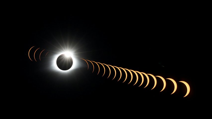 Watch: Moon blots sun out of sky as total solar eclipse mesmerises US