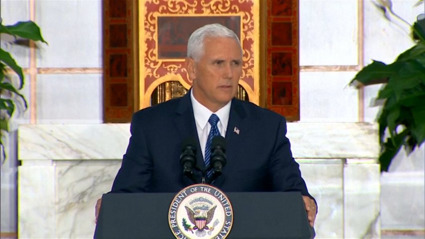 Mike Pence promises that the US will not stand by as Venezuela crumbles