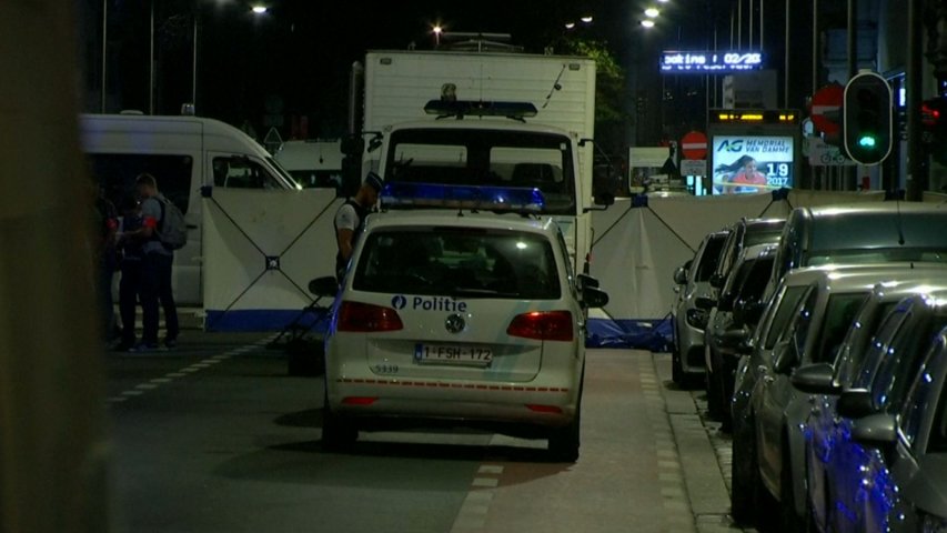 Man shot dead in Brussels after attacking soldiers with knife