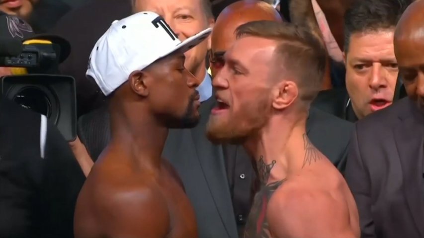 Watch Floyd Mayweather vs Conor McGregor weigh in