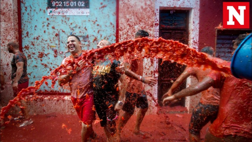 Increased security at Tomatina, worlds biggest food fight