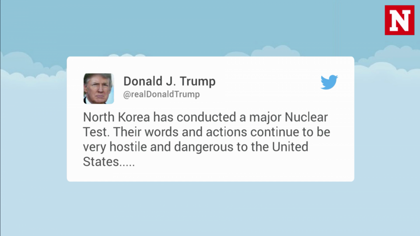 North Korea Only Understands One Thing, Trump Tweets After Nuclear Test