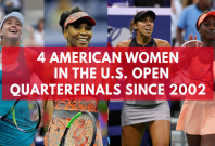 There are four American women in the US Open quarterfinals for the first time in 15 years