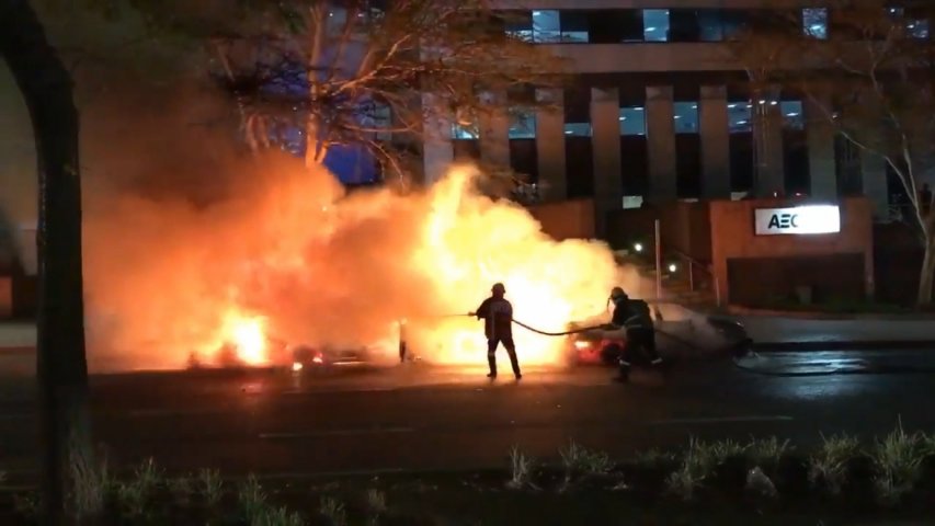 Uber taxis petrol-bombed in South Africa