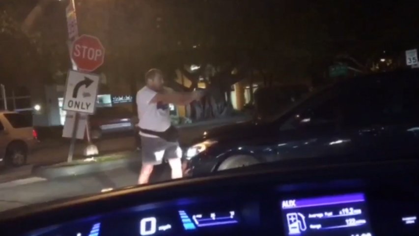 Florida man pulls gun on motorist waiting at gas station before Hurricane Irma hits