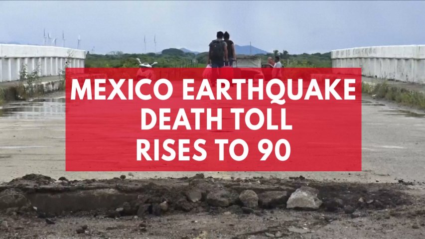 Mexico earthquake death toll rises to 90 as devastation revealed