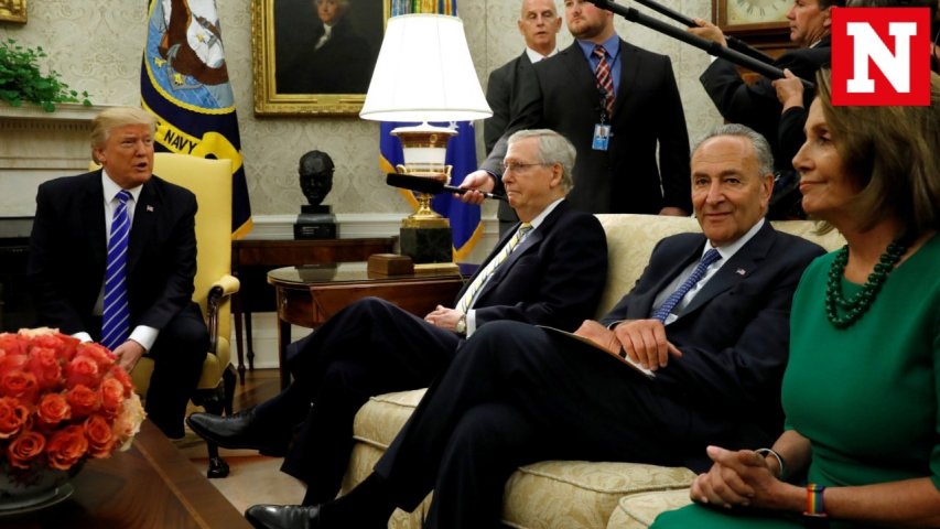 President Trump denies deal with Dems on DACA