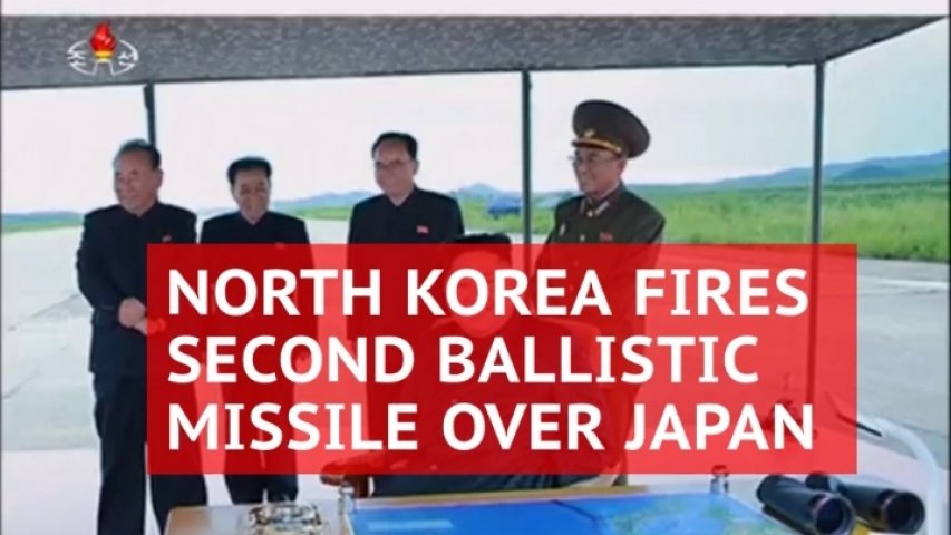 North Korea fires second ballistic missile over Japan making Tokyos hackles rise