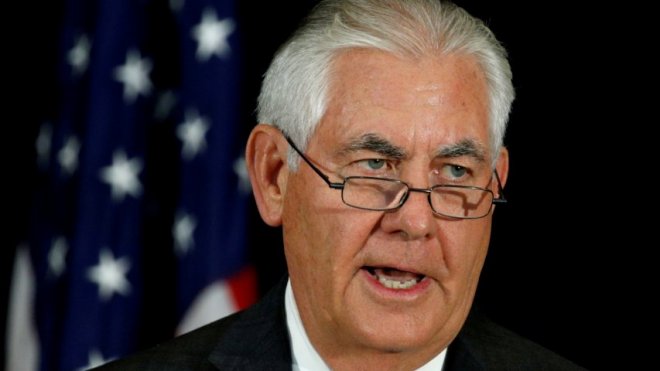 US could stay in Paris climate accord under the right conditions, Rex Tillerson says