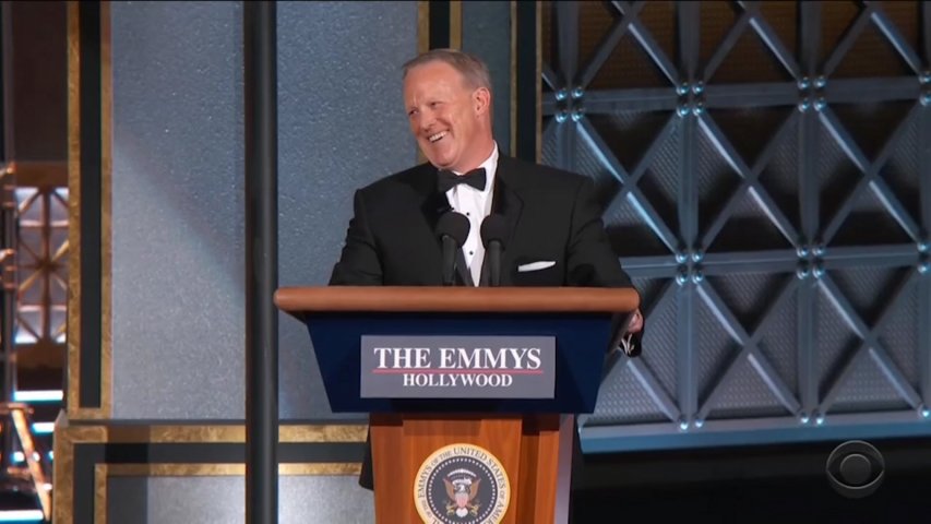 Emmys 2017: Sean Spicers appearance about audience size surprises everyone