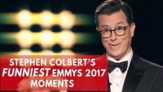Stephen Colberts funniest moments at the 2017 Emmys