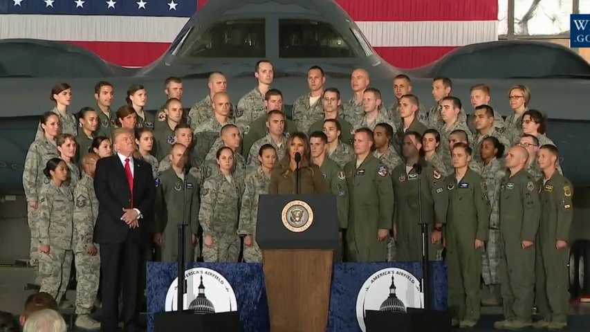 Watch: Donald Trumps awkward handshake with his wife Melania