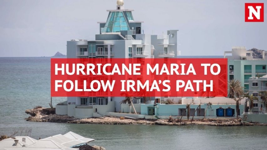 Battered Caribbean islands brace for another disaster as Hurricane Maria follows Irmas path