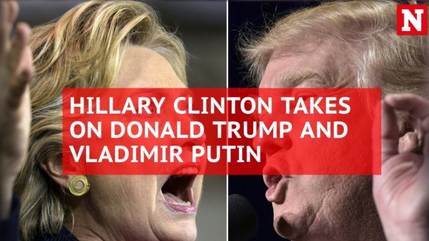 Hillary Clinton on Trump and Putin: I ran against both of them