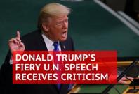 Donald Trumps first U.N. speech receives backlash from world leaders Donald Trumps first U.N. speech receives backlash from world leaders
