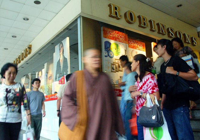 A department store in Singapore