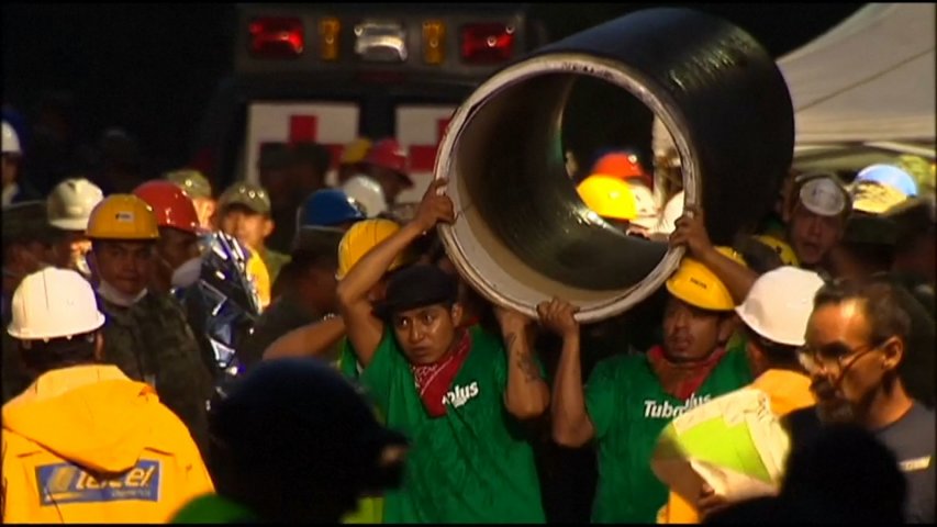 Legendary mole rescuers helping in their home country after Mexico earthquake