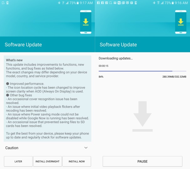 Galaxy S7 and S7 Edge